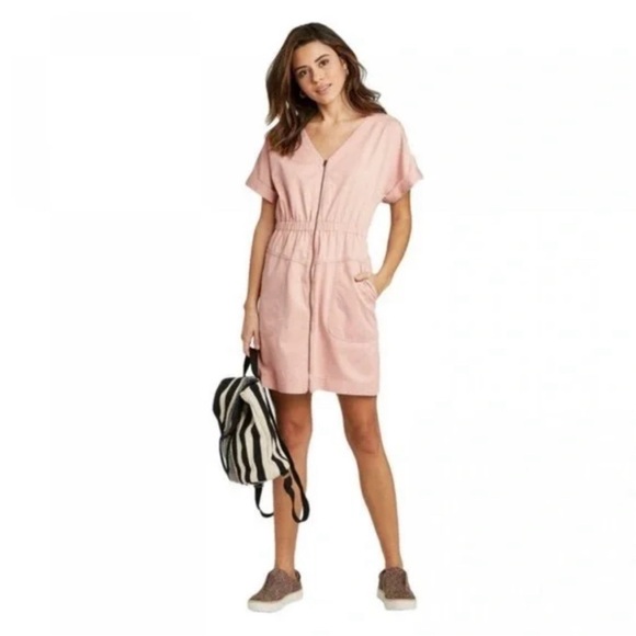 Universal Thread Pale Pink Utility Dress - Picture 1 of 7
